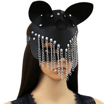 Women's Sexy Face Mask / Leather Sex Mask with Ears - EVE's SECRETS